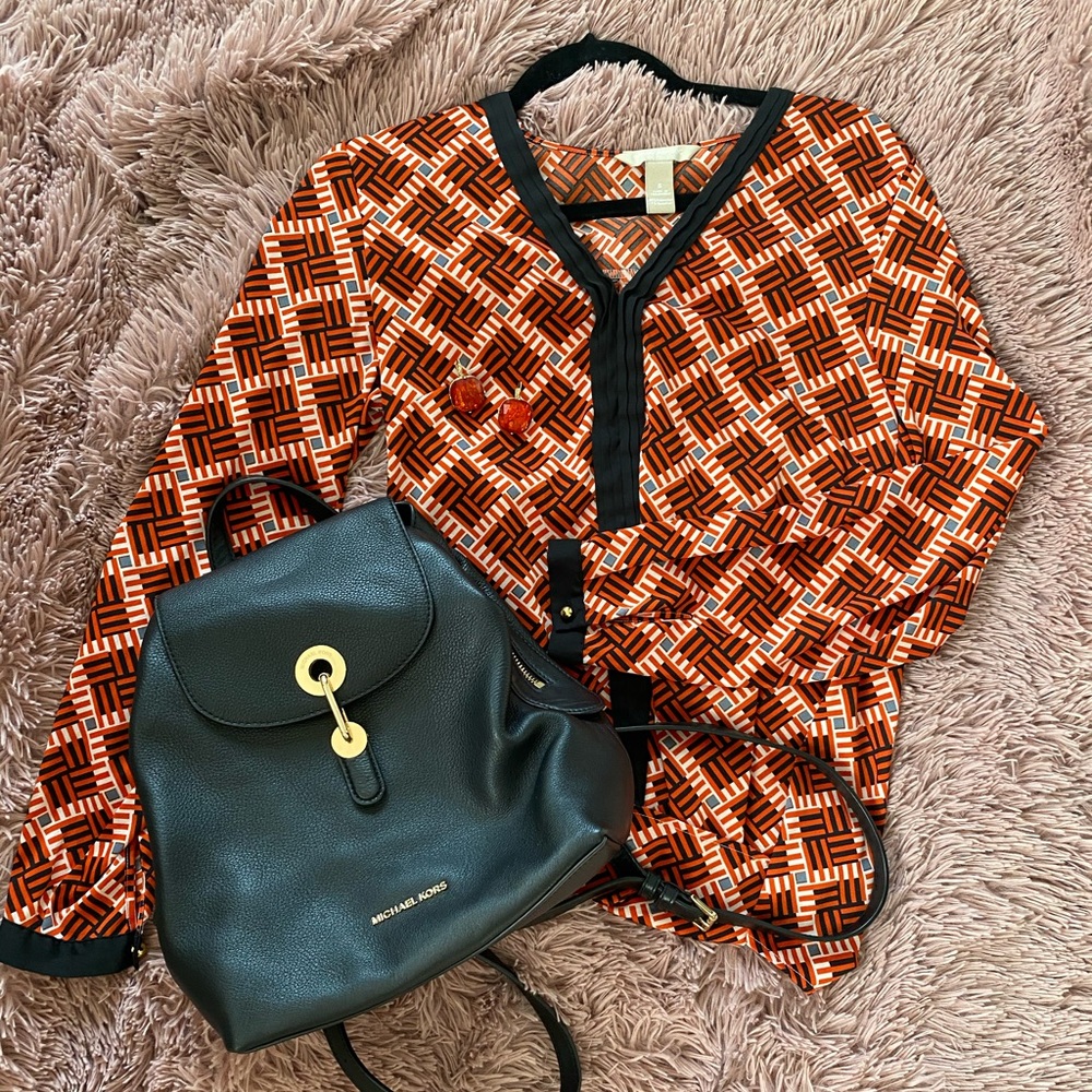 Michael Kors Leather Mini Backpack